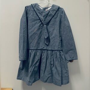 LA COQUETA navy piping Sailor Dress